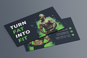 Fitness Gym Business Card