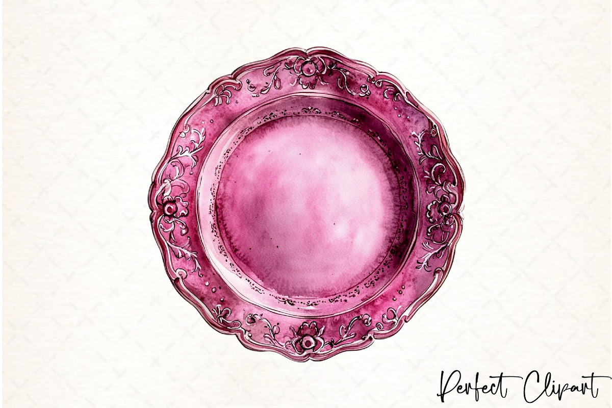Pink Kitchen Clipart Coquette Kitche, an Illustration by Watercolor design (Photo 10 of 10)