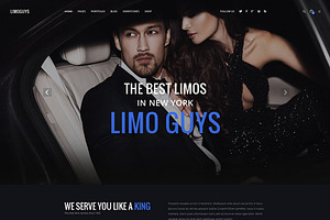 Limoguys - PSD Template for Car/Limo