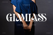 Giamlass - Unique Display Serif, a Serif Font by BrandSemut (Thumbnail 1 of 16)