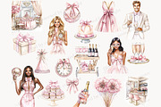New Year Clipart PNG Bundle, a Person Illustration by GlamArtZhanna (Thumbnail 3 of 6)