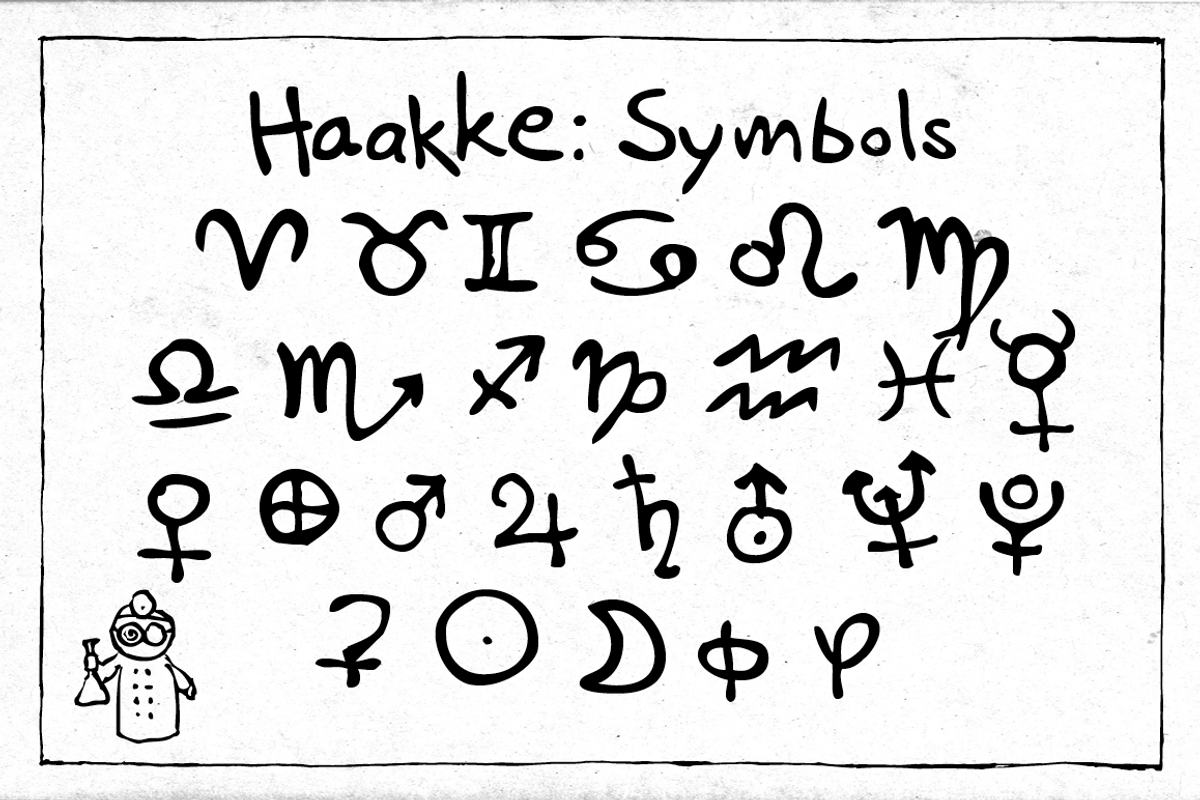 Haakke Symbols