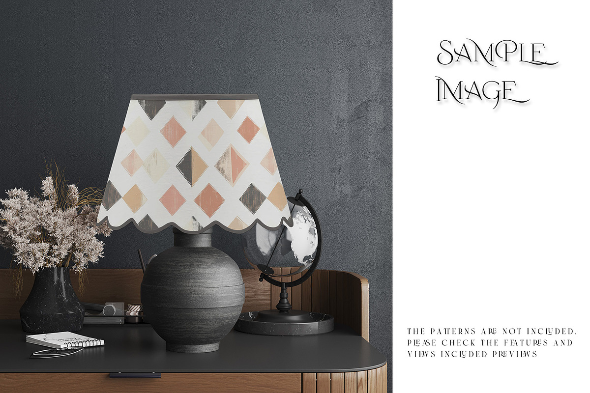 Scalloped Lampshade Mockups, a Product Mockup by mock-ups (Photo 4 of 17)