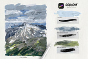 Gouache Brushes for Procreate, a Brush Add-On by Les Frolova (Thumbnail 8 of 9)