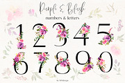 Purple Blush Watercolor Flowers PNG, an Illustration by whiteheartdesign (Thumbnail 3 of 8)