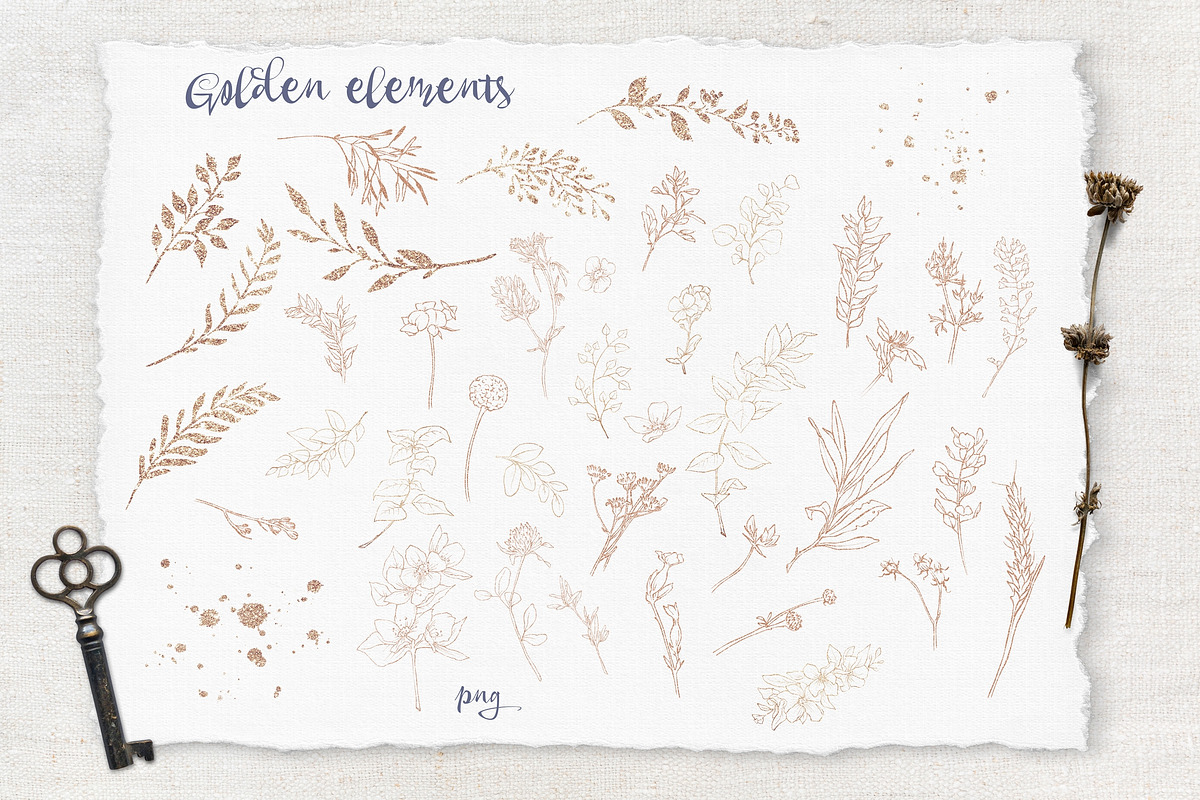 Watercolor Flowers clipart big set, a Decorative Illustration by Yuliya Art (Photo 11 of 16)