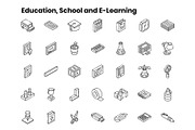 2000+ Isometric Icons Set, an Outline Icon by Brickclay (Thumbnail 31 of 37)