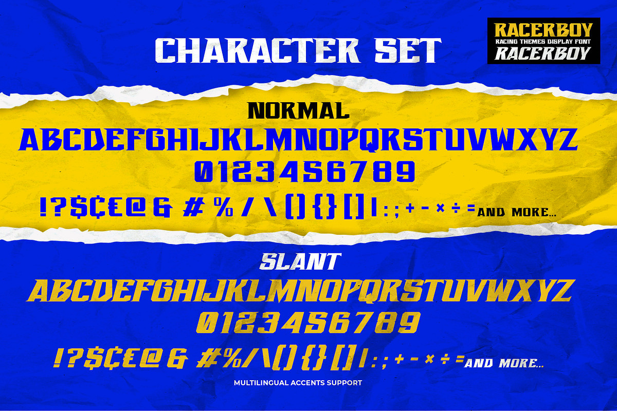 Recerboy - Racing Themes Display Fon, a Font by Gassstype (Photo 7 of 8)