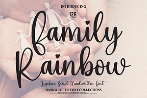 Family Rainbow Script Font