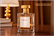 Perfume Bottle Mockup PSD, a Packaging Mockup by Bruno's Shop (Thumbnail 2 of 4)