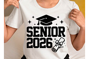 Senior Class Of 2026 Svg PNG, an Object Graphic by EllaMaiyaali (Thumbnail 2 of 5)