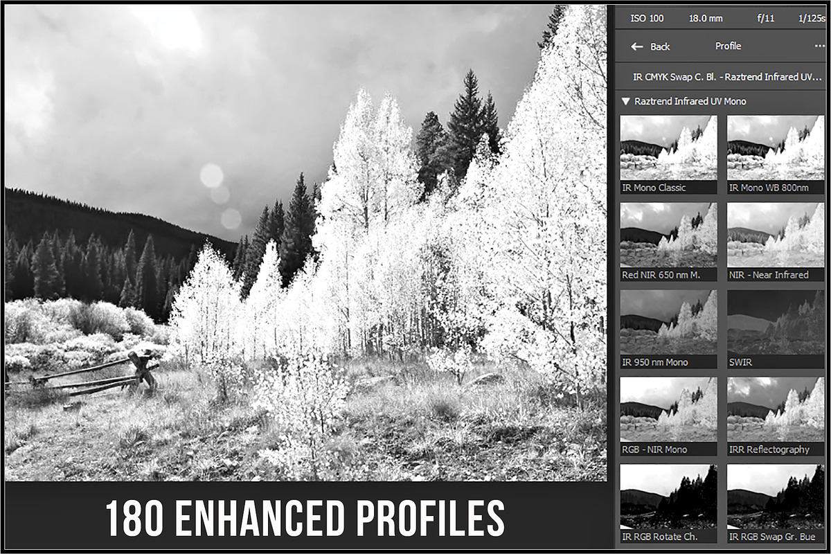 Infrared & Ultraviolet Monochrome v3, a Plug-in Add-On by Raztrend (Photo 2 of 30)
