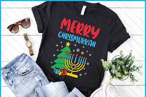 Holiday Merry Chrismukkah SVG PNG, an Object Graphic by Creativeusart