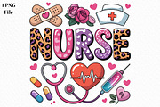 Western Valentines Day Nurse Png, an Illustration by Canvas Craft (Thumbnail 1 of 6)