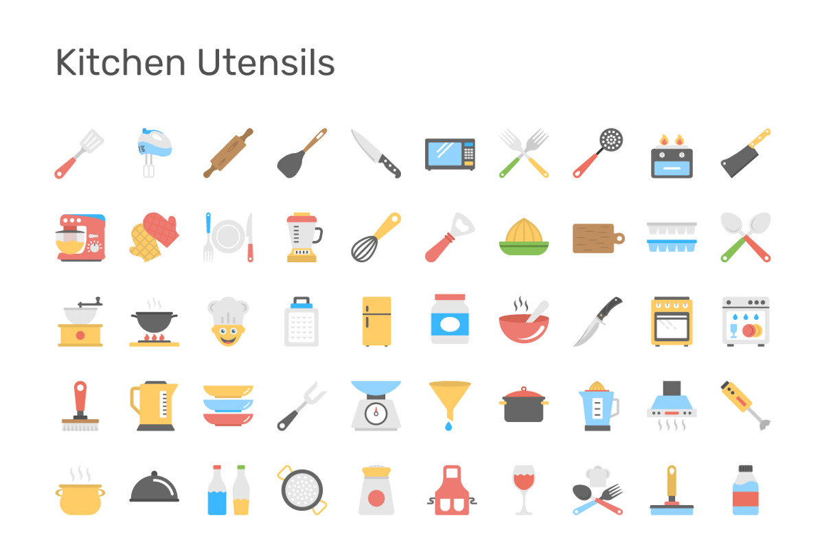 9690 Flat Icons Pack, an Outline Icon by Creative Stall (Photo 13 of 23)