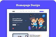 Dev Kindergarten Education Template, a Wireframe Template by litoondev (Thumbnail 5 of 8)