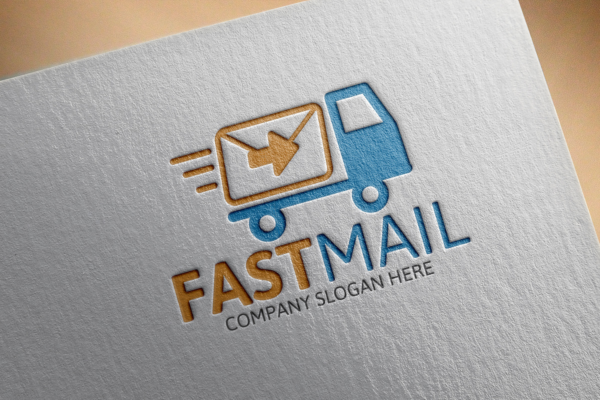 Fast Mail Logo, a Branding & Logo Template by Josuf Media
