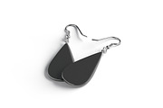 Black Drop Earring Jewelry 3D Model, an Object 3D Model by rebrandy (Thumbnail 5 of 9)
