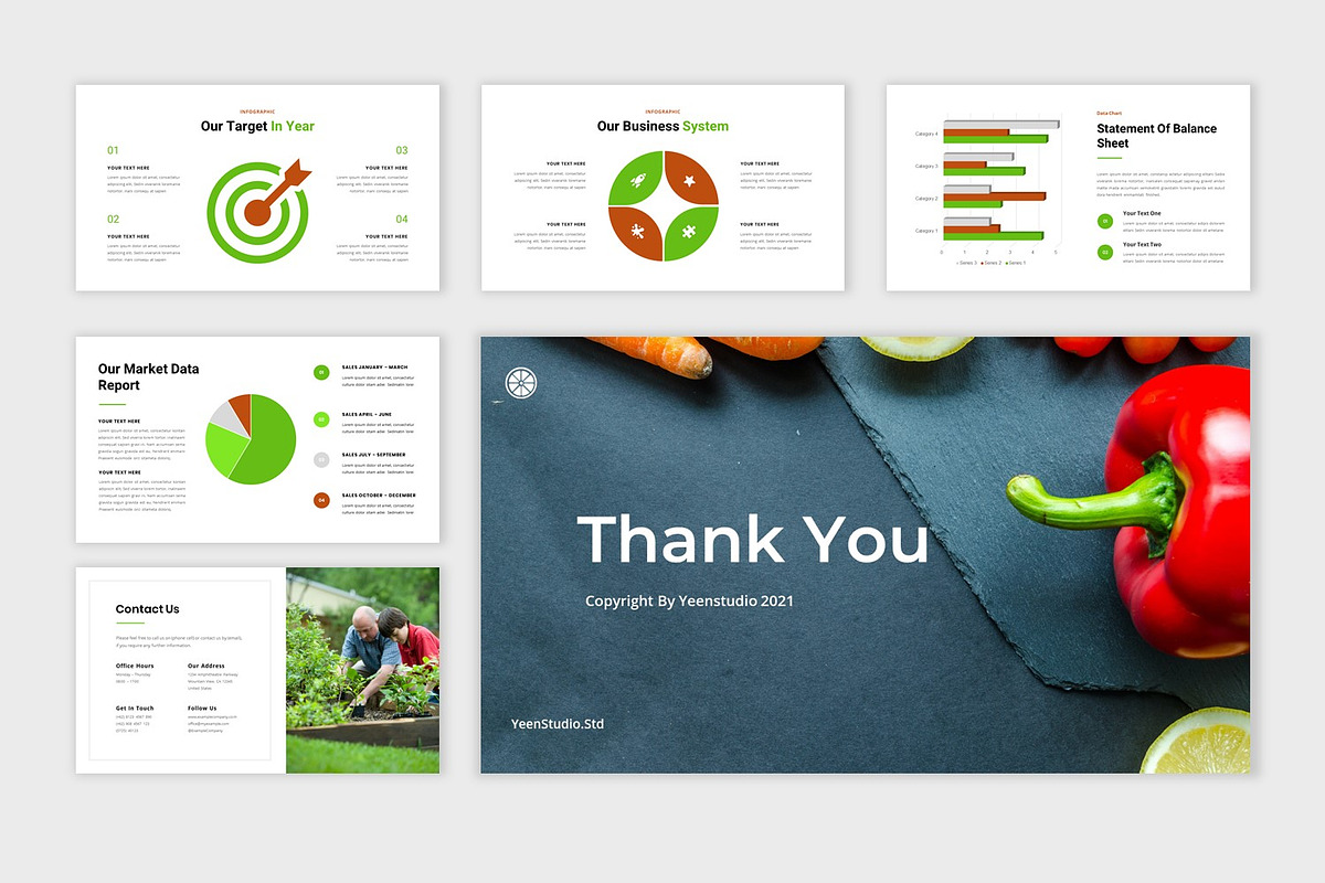 Organic Food & Vegetable Keynote, a Presentation Template by BumbleGraph Studio (Photo 5 of 5)