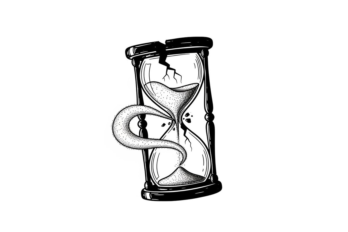 Vintage Hourglass Vector Bundle, an Illustration by Designs_River (Photo 20 of 51)