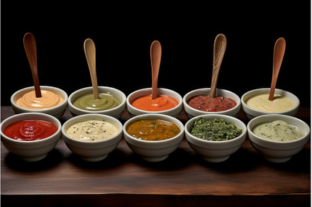 Versatile Sauces bowls different, a Sports & Recreation Photo by Ylivdesign