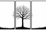 Multi-Panel Tree Silhouette Laser, an Illustration by balal (Thumbnail 6 of 9)