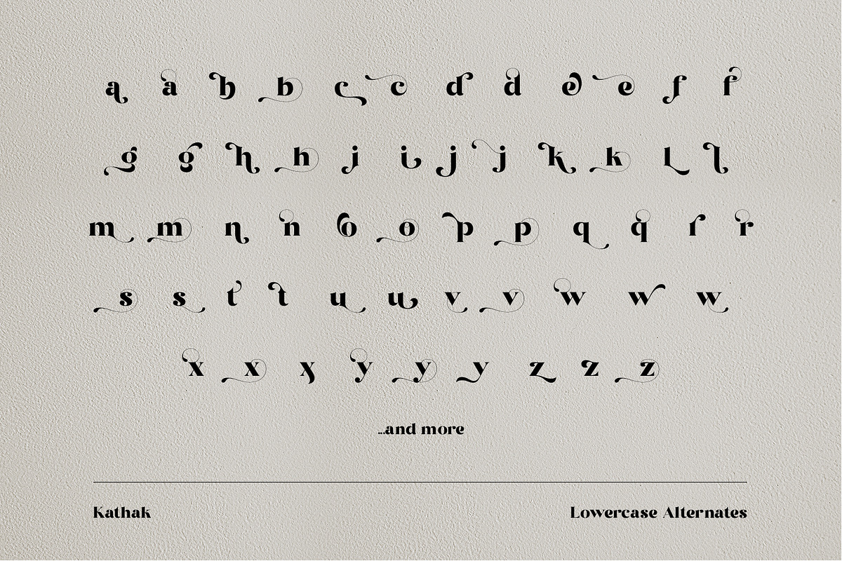 Kathak - Modern Classy Serif Font, a Serif Font by Ekahermawan (Photo 11 of 14)