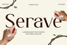 Herbal Skincare - Serave Font