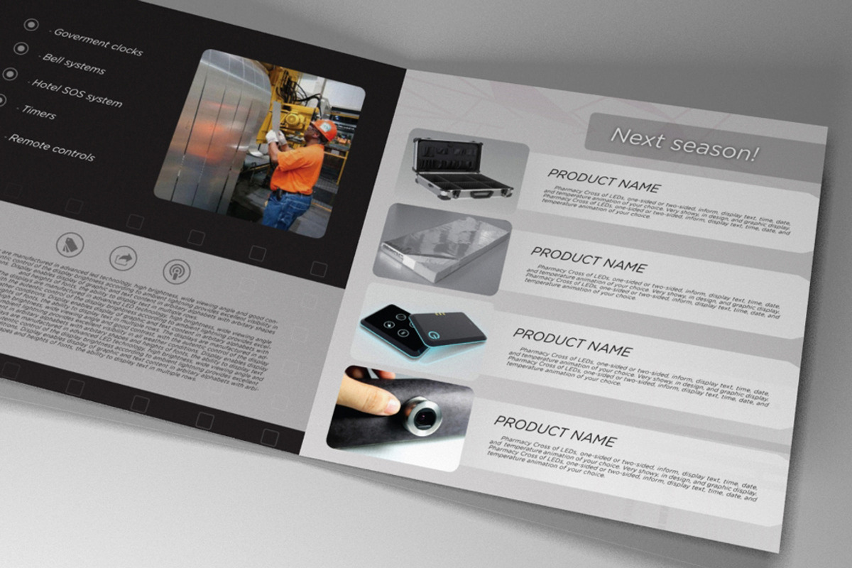 Indesign Brochure Led tech vol1., a Brochure Template by RudanStudio (Photo 7 of 7)