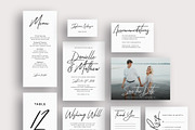 Typography brush script invitations, an Invitation Template by Inkpower (Thumbnail 1 of 7)
