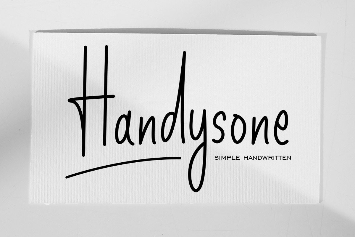Handysone - Simple Handwritten Font
