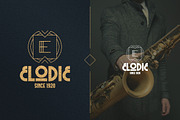 Art Deco A-Z Logo Templates, a Branding & Logo Template by VP Fonts (Thumbnail 6 of 29)