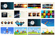 Business Annual Report 2016 Template, a Presentation Template by UniqueStudio (Thumbnail 5 of 13)