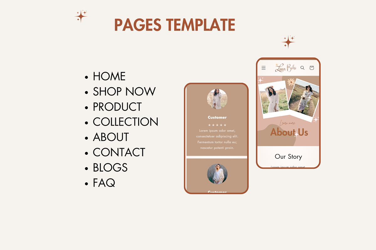 Luna - Boho Shopify Theme, a Shopify Template by Xynotheme (Photo 4 of 7)