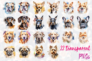 Dog Breeds Clipart