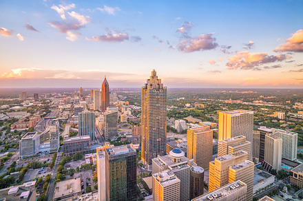 Atlanta skyline stock photo containing atlanta and skyline, an Architecture Photo by f11photo