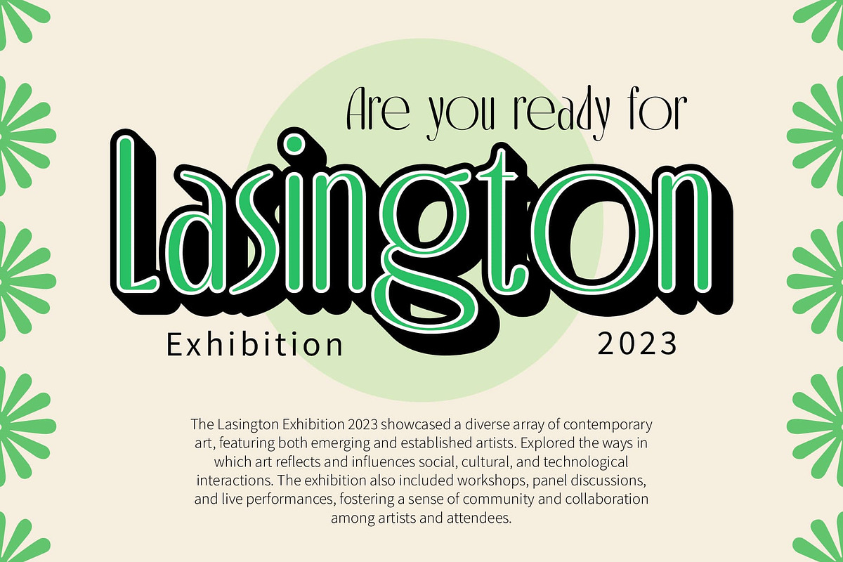 Capires Rounded 3D, a Sans Serif Font by Craft Supply Co. (Photo 5 of 8)