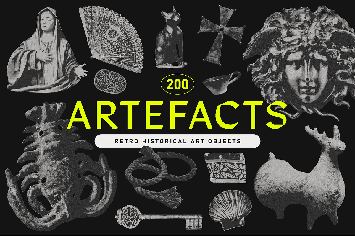 ARTEFACTS Academia Collage Kit, an Object Graphic by angelainthefields (Photo 1 of 12)