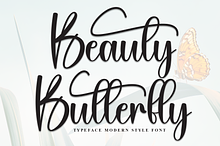 Beauty Butterfly | Script Font