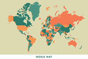 World Maps Collection, a Graphic by Ben Buysse (Thumbnail 5 of 17)