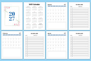 Editable 2024-2028 Monthly Planner, a Stationery Template by Designmela01 (Thumbnail 5 of 6)
