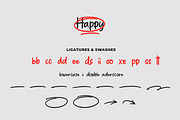 Happy, a Handwritten Font by Gatype (Thumbnail 9 of 10)