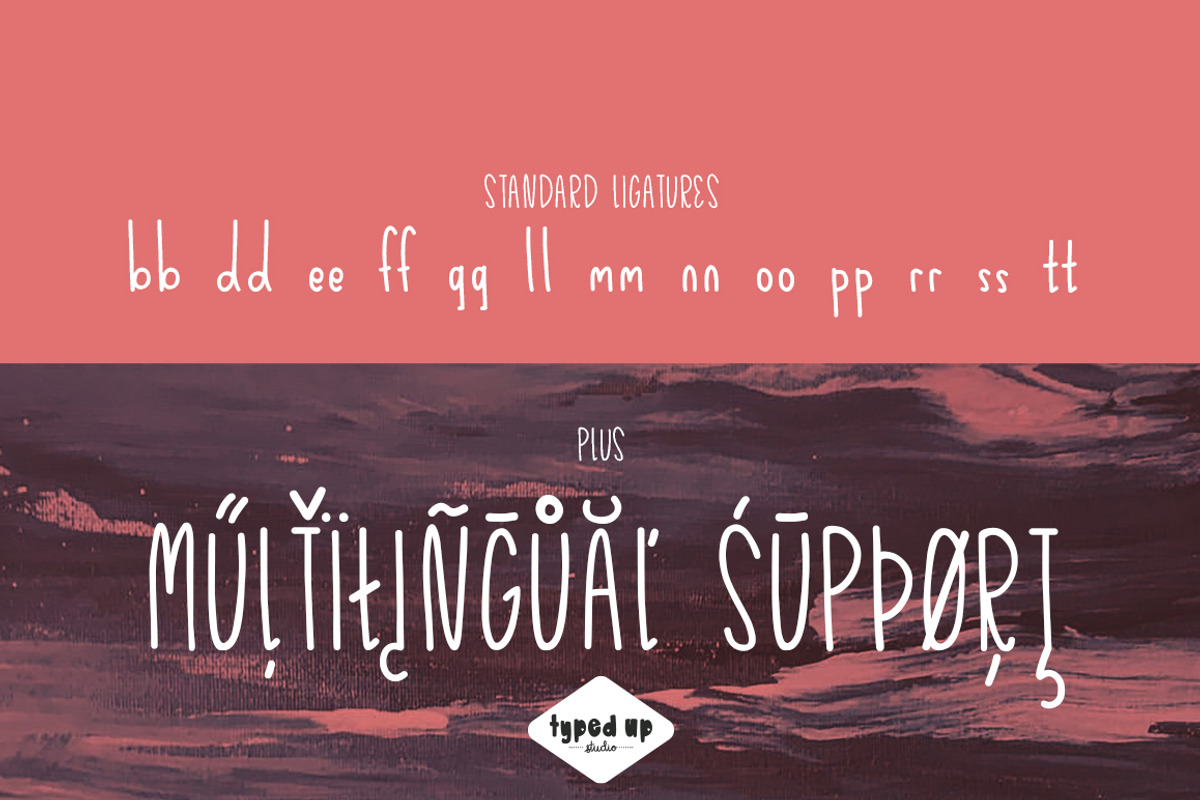 Squiggle | Handwritten Font, a Sans Serif Font by Typed Up Studio (Photo 5 of 9)