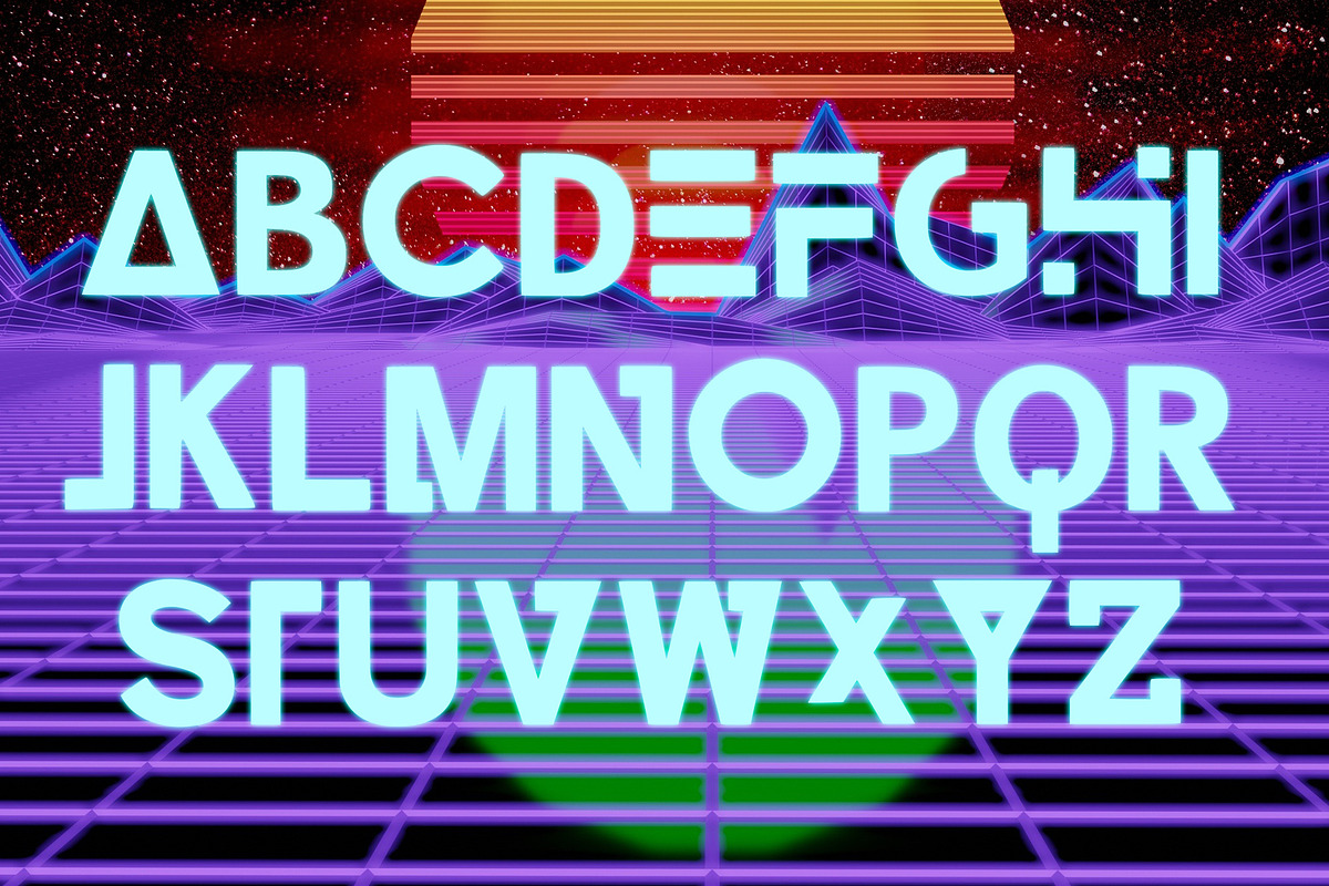 CONTROL - A Futuristic Typeface preview 2