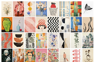 200 Eclectic Prints