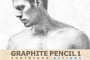 Graphite Pencil 01 Photoshop Actions, an Action Add-On by GrafxFun (Thumbnail 1 of 4)