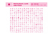 Restaurant, Cafe And Food Icon Set, an Outline Icon by Pathlord (Thumbnail 3 of 7)