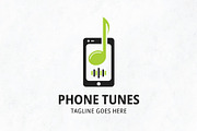 Phone Tunes - Music & Mobile Logo, a Branding & Logo Template by Creattlle (Thumbnail 1 of 4)