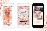 SALE 2in1 Blush Emotions Edition, a Social Media Template by The Wedding Shop (Thumbnail 7 of 14)