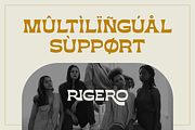 Rigero -Retro Display Serif Typeface, a Serif Font by Surplus Type Co (Thumbnail 9 of 9)